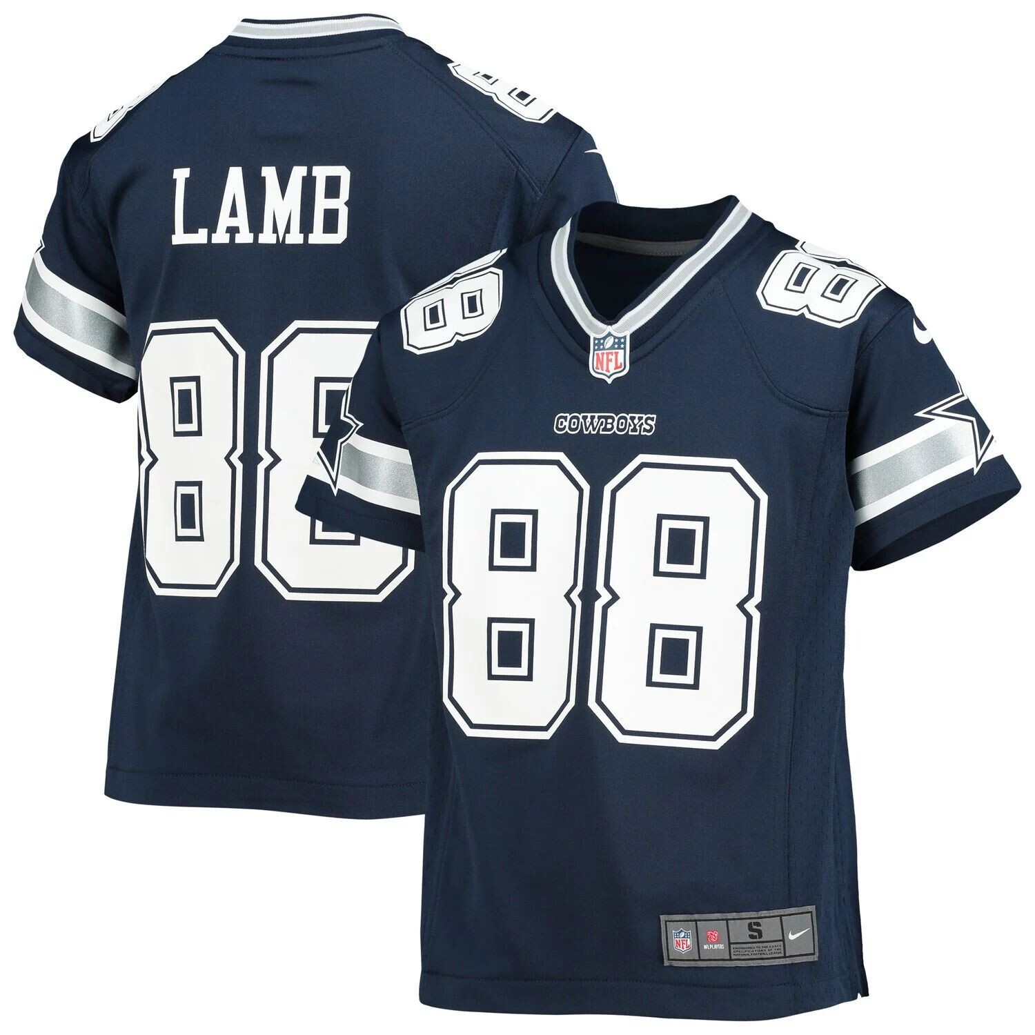 

Молодежный игровой трикотаж Nike CeeDee Lamb Navy Dallas Cowboys Player Nike