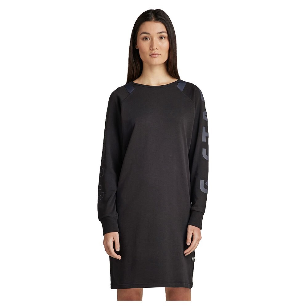 

Платье с длинным рукавом G-Star Sleeve Print Tweater, черный