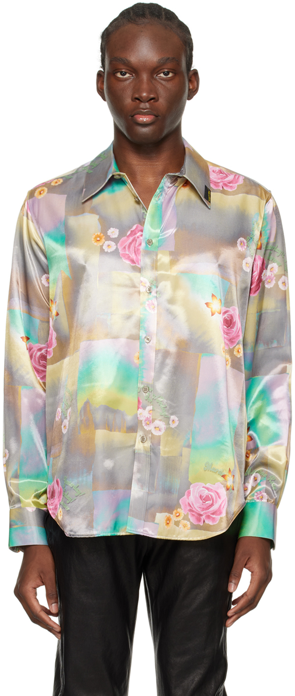 Разноцветная классическая рубашка Martine Rose