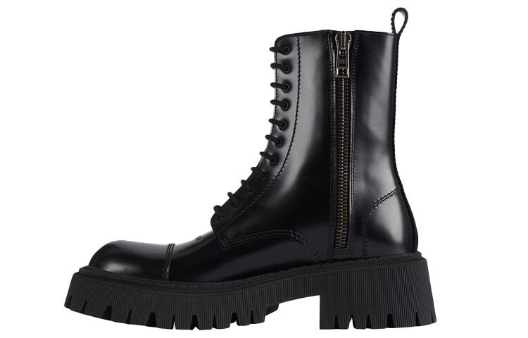 

Ботинки martin из телячьей кожи Balenciaga, черные