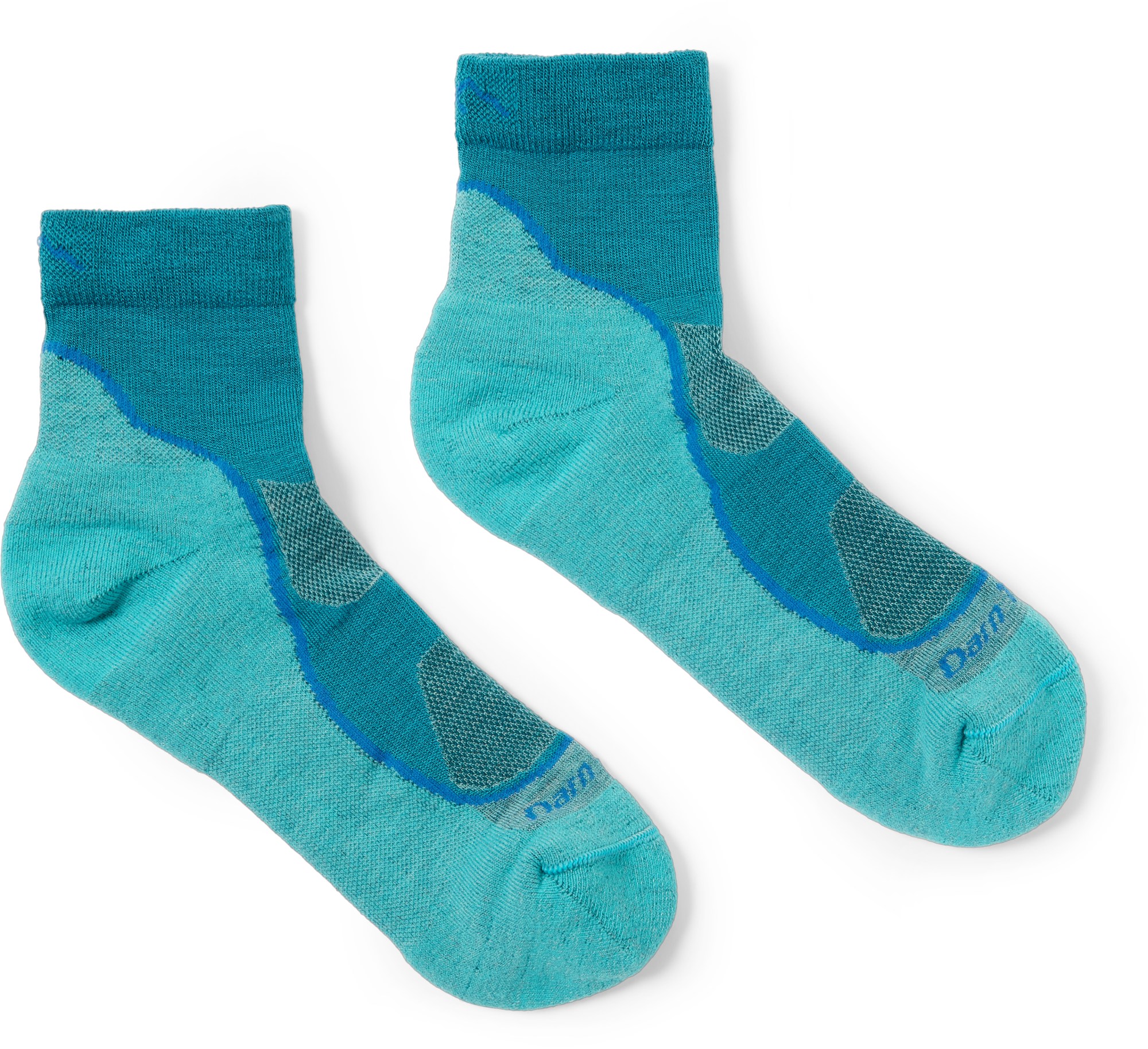 Легкие походные носки Light Hiker Quarter — женские Darn Tough, синий