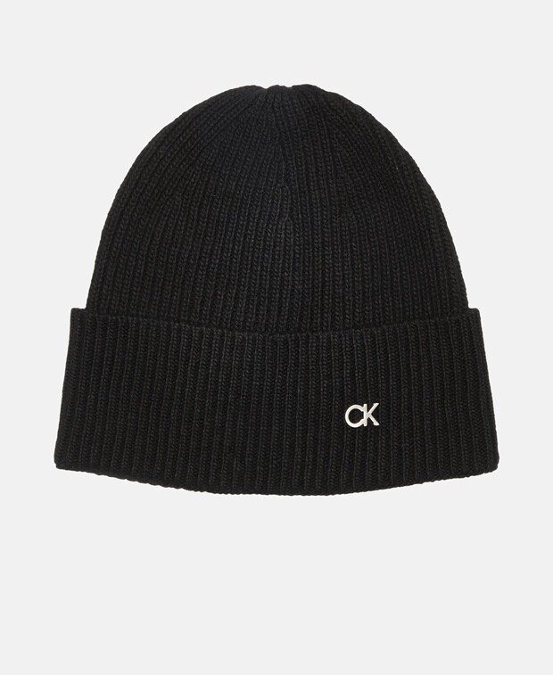 

Вязаная шапка Calvin Klein, антрацит