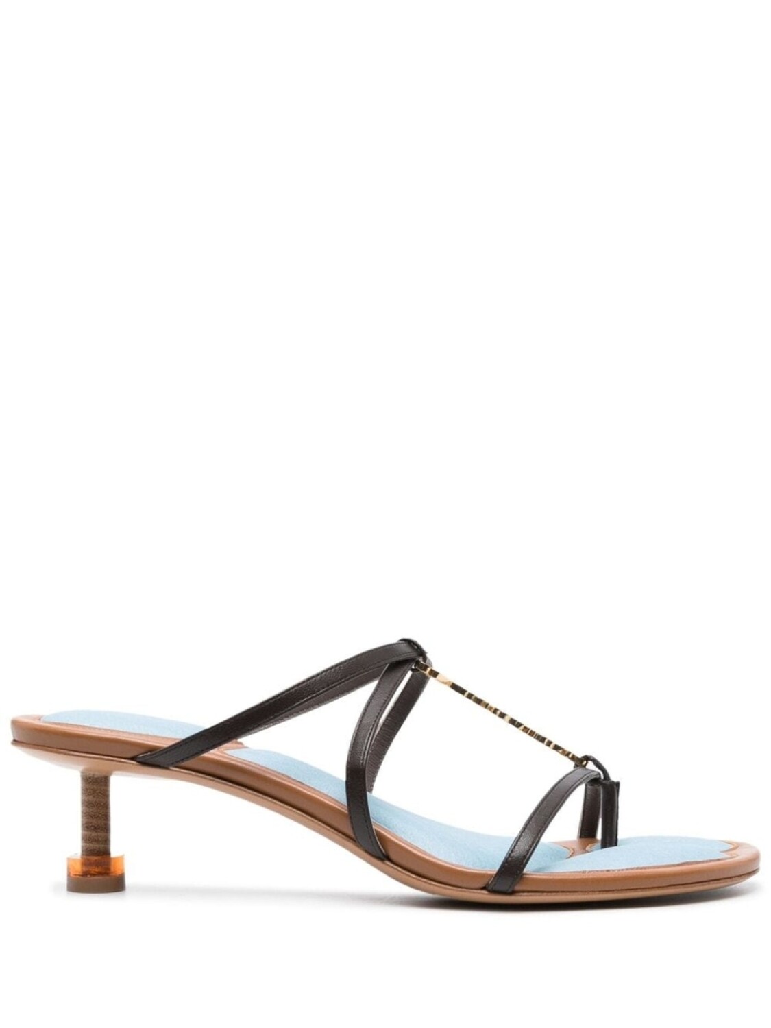 

Jacquemus босоножки Pralu, коричневый