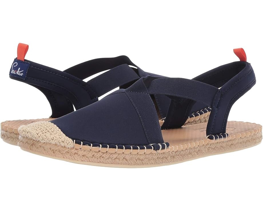 цена Балетки Sea Star Beachwear Seafarer Slingback Water Shoe, цвет Dark Navy