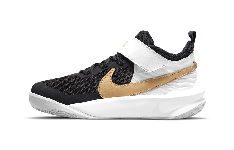 

(BP) Баскетбольные кроссовки Nike Team Hustle D 10 черный/белый/золотой