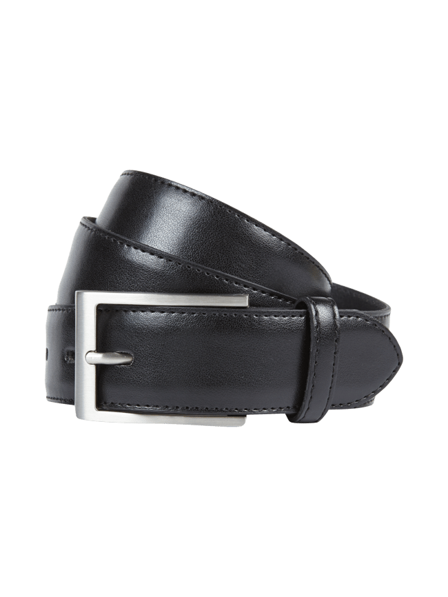 Кожаный ремень с пряжкой Lloyd Men's Belts, черный