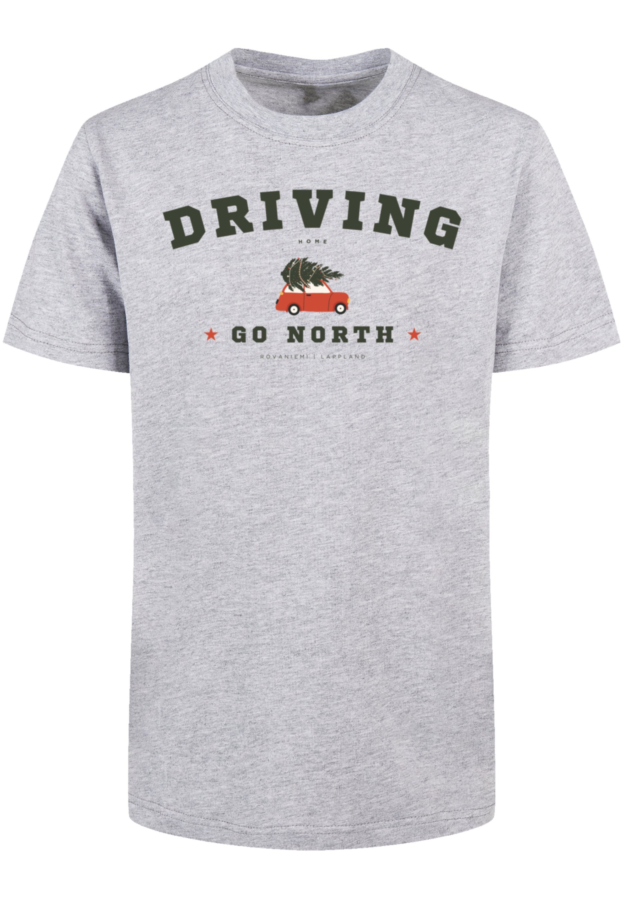 

Футболка F4NT4STIC Basic Kids Tee Driving Home Weihnachten, цвет heathergrey