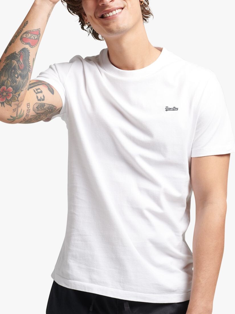 

Футболка из органического хлопка с микровышивкой Superdry, оптика/оптика