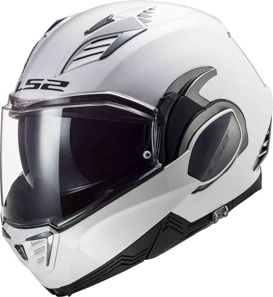 Твердый шлем FF900 Valiant II LS2, белый мотоциклетный шлем откидной шлем для мотокросса подходит для езды на мотоцикле