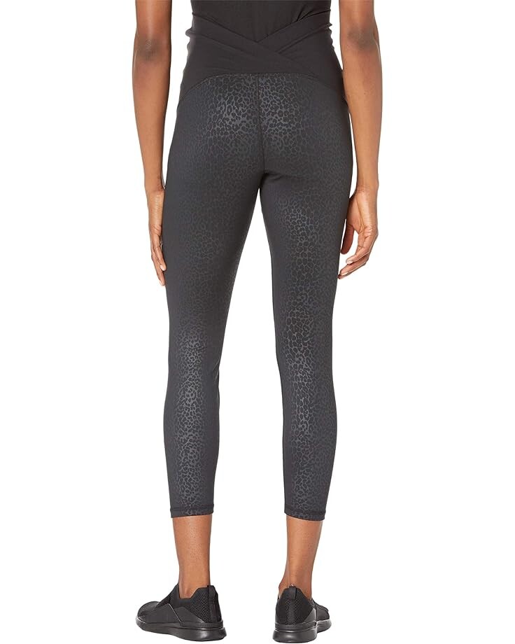 

Брюки Ingrid & Isabel Maternity Embossed Leopard Leggings, черный