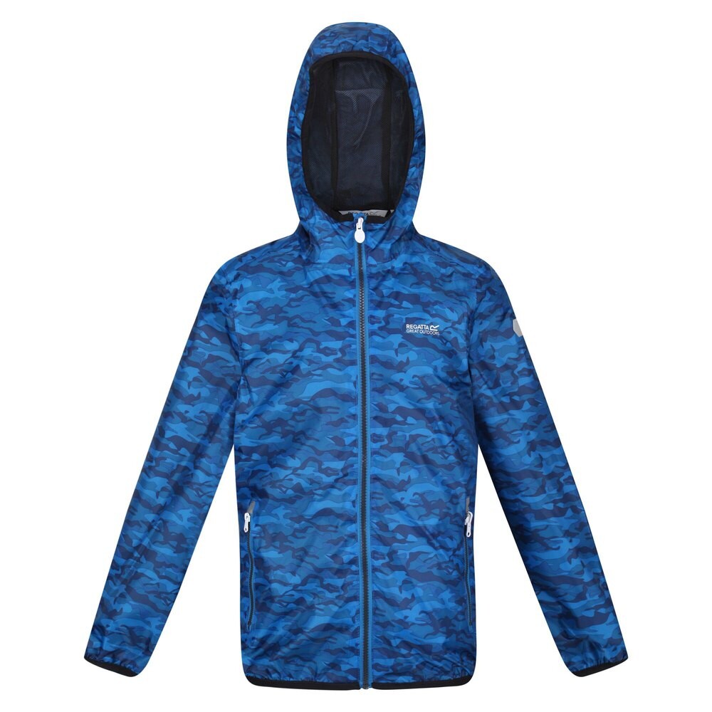 

Куртка Regatta Lever Camo Packaway Waterproof, синий