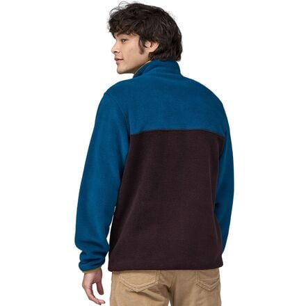 Легкий флисовый пуловер Synchilla Snap-T мужской Patagonia, цвет Obsidian Plum
