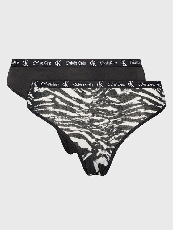 

Комплект из 2 классических женских трусов Calvin Klein, черный