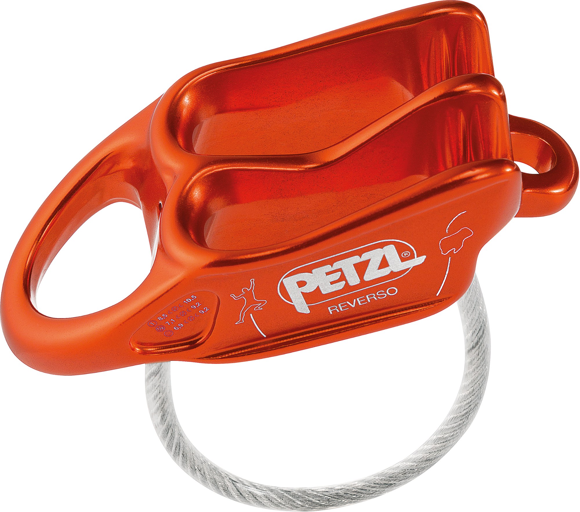 Страховочное устройство Reverso Petzl, красный григри страховочное устройство petzl серый