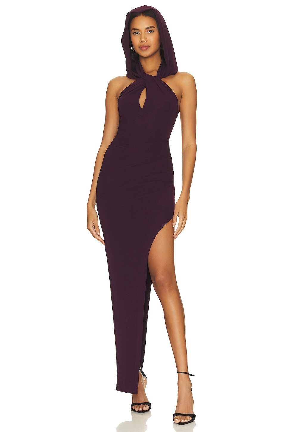 

Платье NICHOLAS Charmaine Hooded Gown, цвет Blackberry
