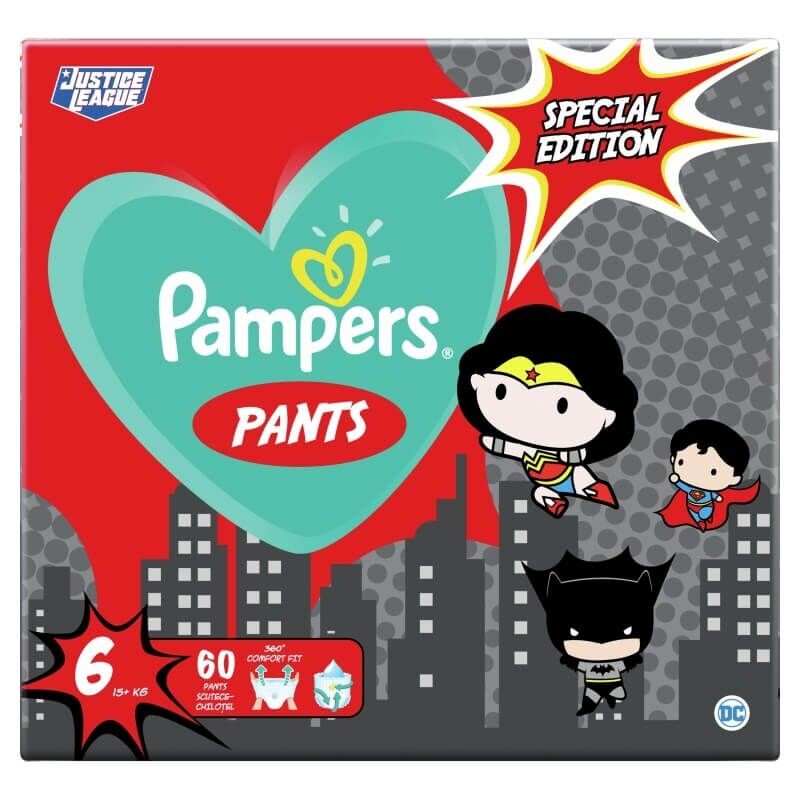 

Подгузники для детей Pampers Pants Warner Bros 6, 60 шт