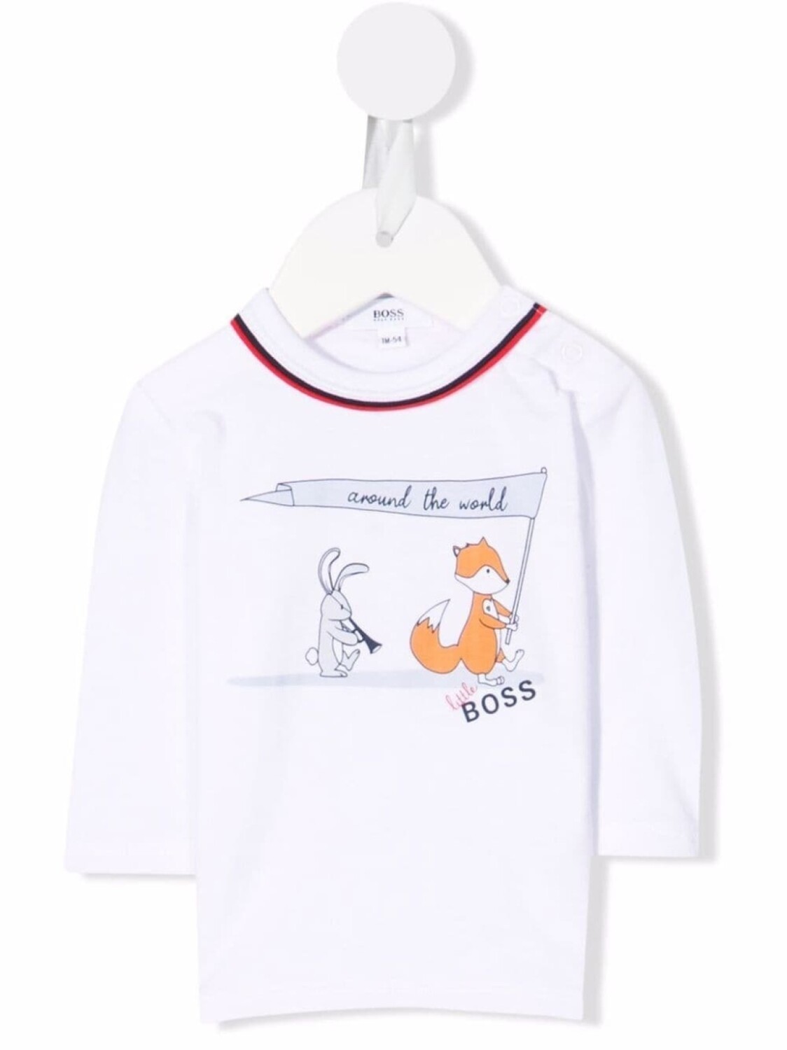 

BOSS Kidswear футболка из органического хлопка с принтом, белый