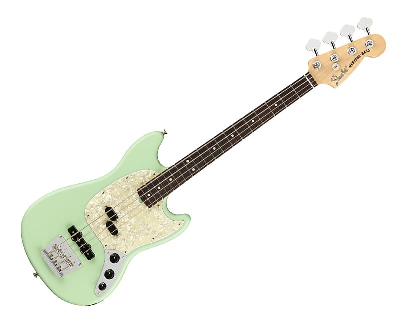 

Басс гитара Fender American Performer Mustang Bass - Satin Surf Green w/ Rosewood FB