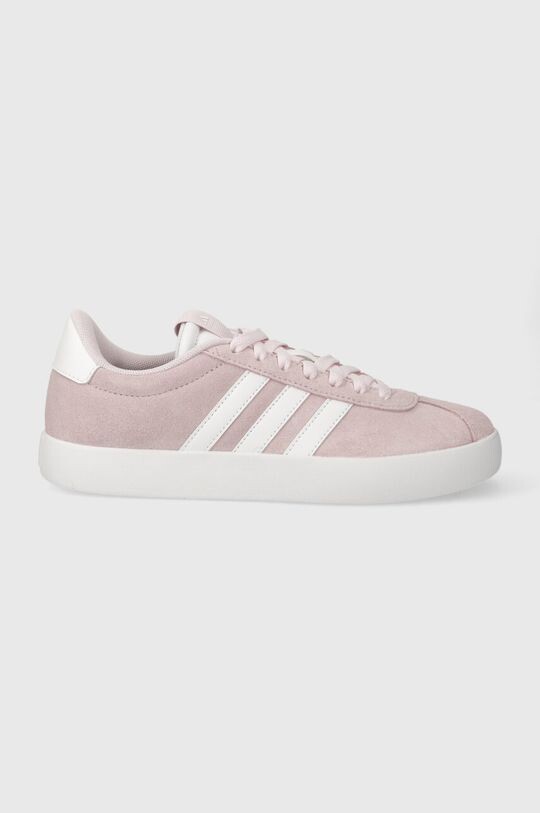 

Кроссовки COURT замшевые adidas, розовый