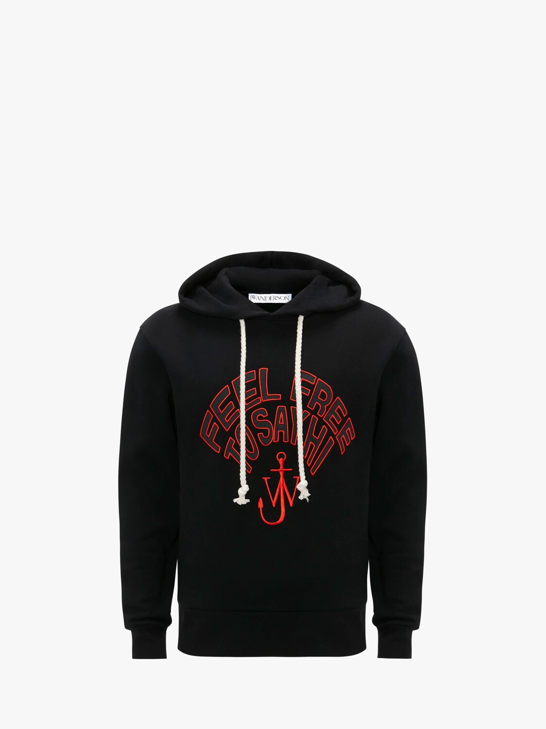 

Худи с принтом JW Anderson, черный