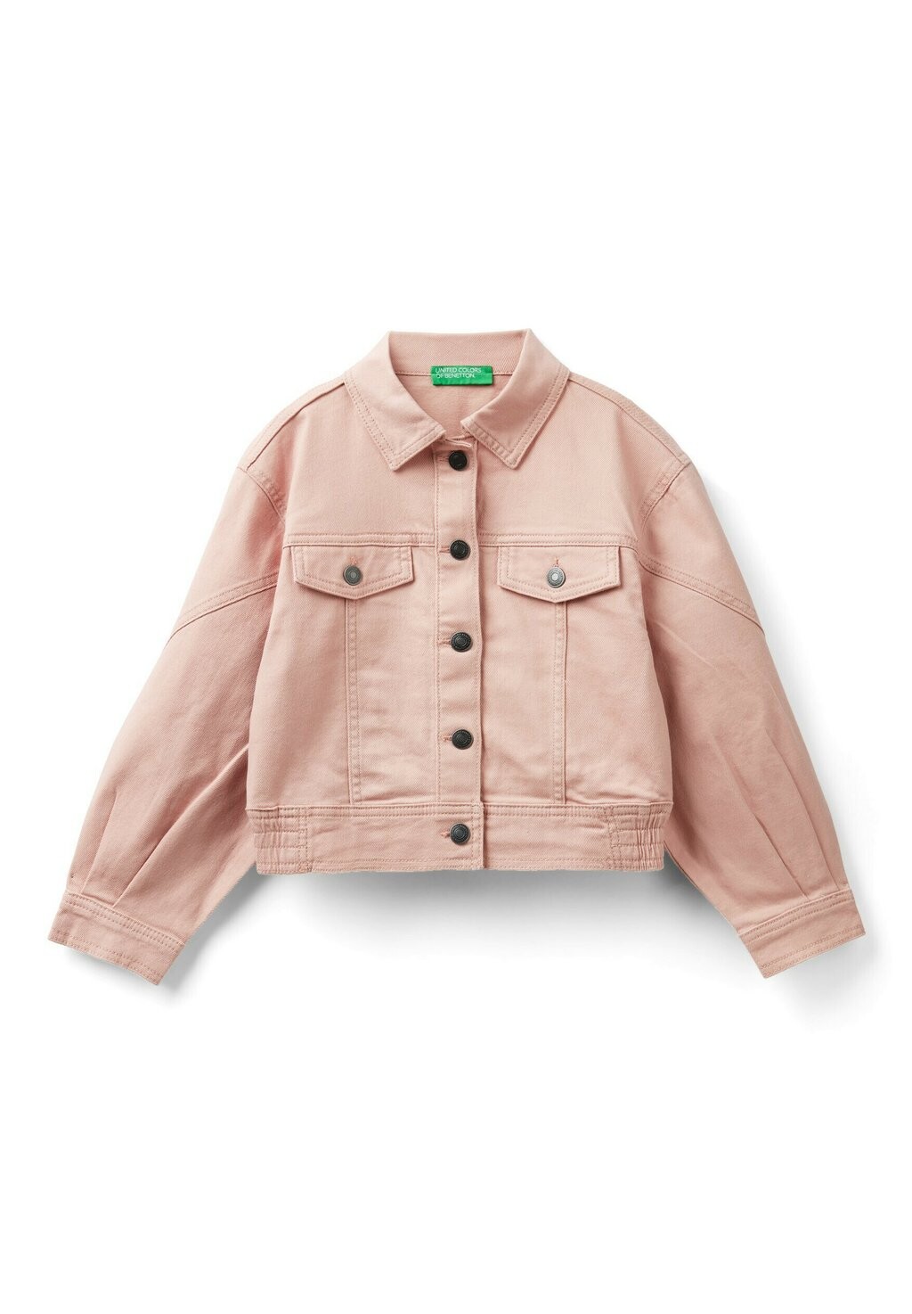 

Джинсовая куртка Stretch United Colors of Benetton, розовый