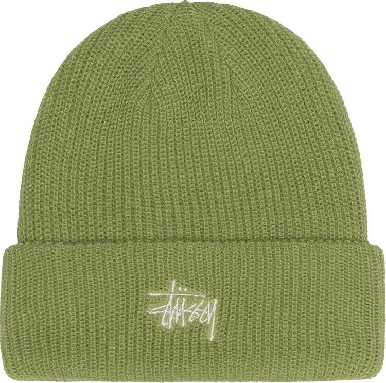

Шапка Stussy Basic Cuff 'Willow', зеленый