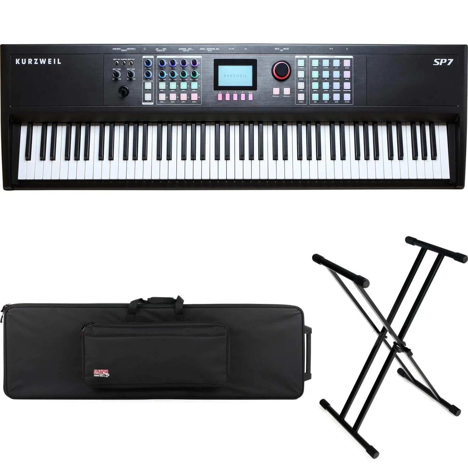 

Комплект сценического фортепиано Kurzweil SP7 с 88 клавишами