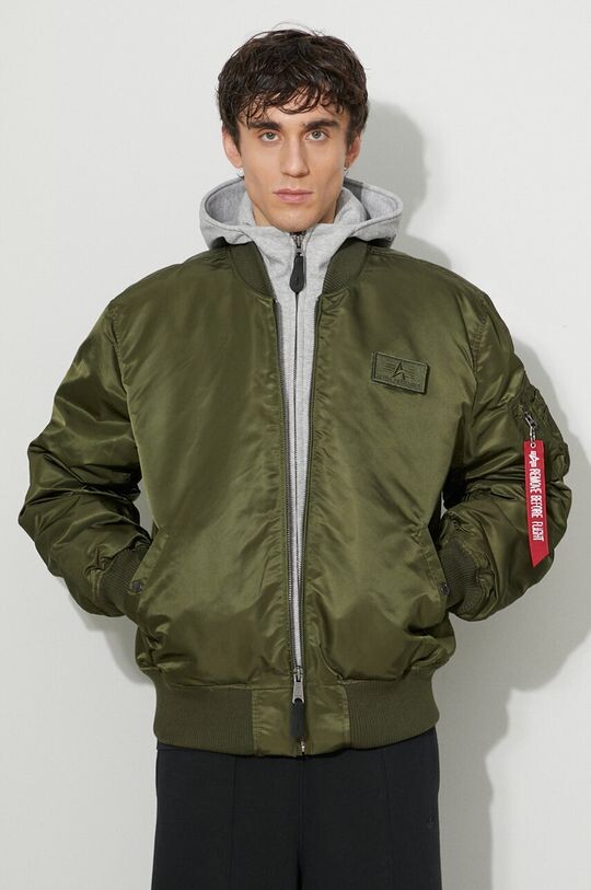 

Куртка-бомбер MA-1 D-Tec Alpha Industries, зеленый