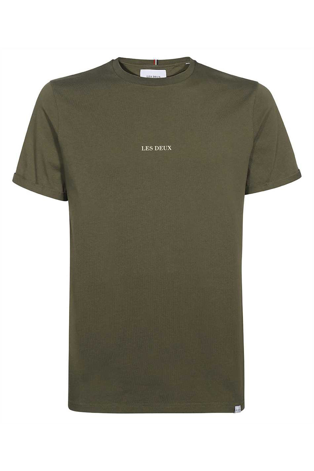 

Хлопковая футболка с круглым вырезом Lens Les Deux, зеленый
