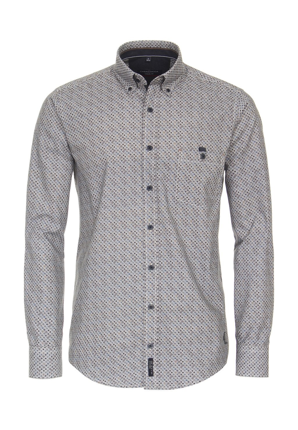 

Рубашка PRINT CASUAL FIT CASAMODA, цвет braun