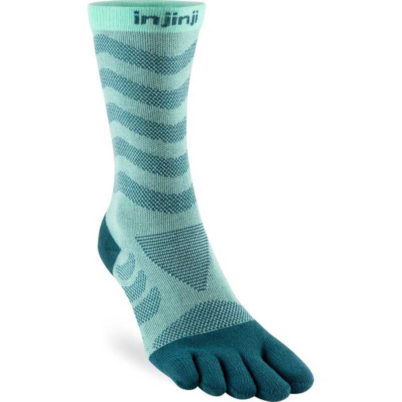 

Носки Injinji Ultra Run Crew, зеленый