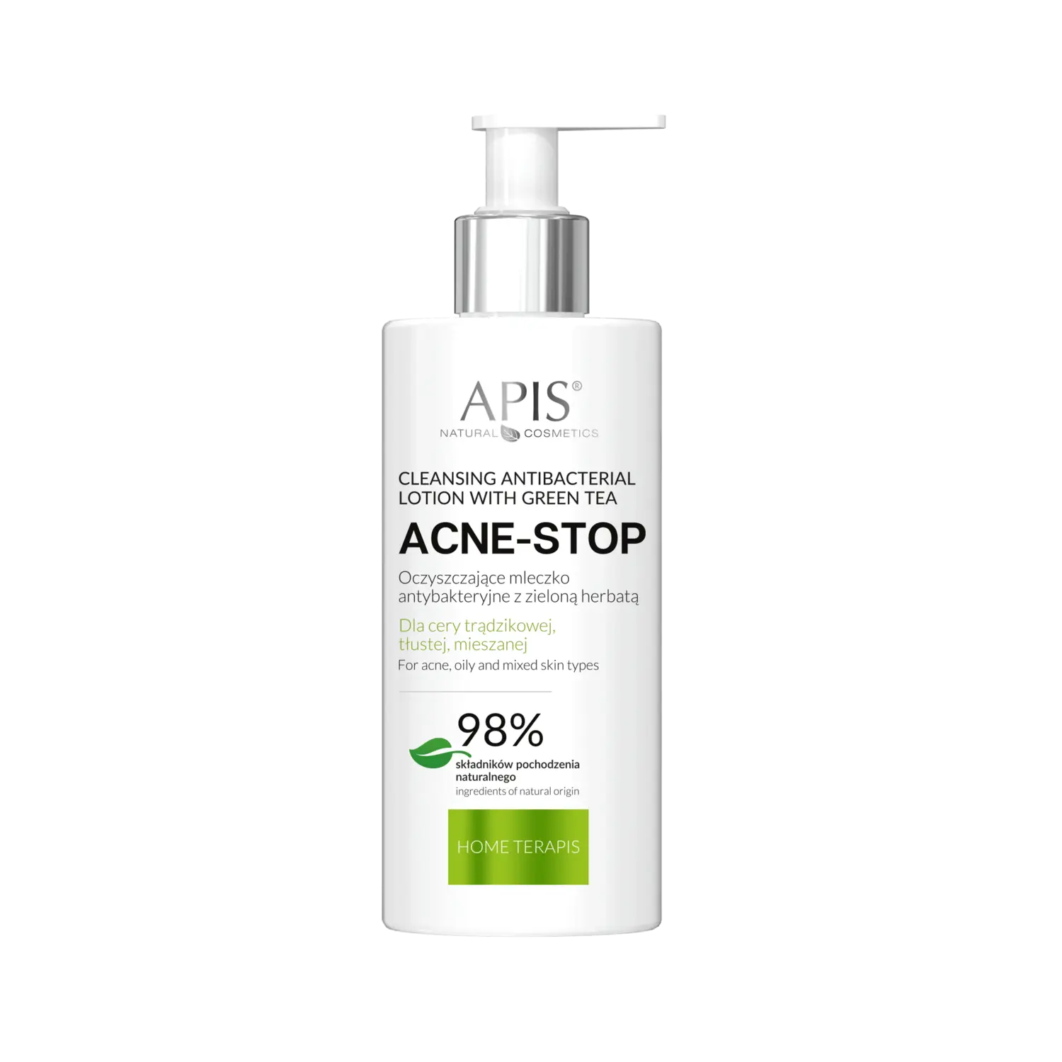 

Очищающее молочко для умывания лица Apis Acne Stop, 300 мл