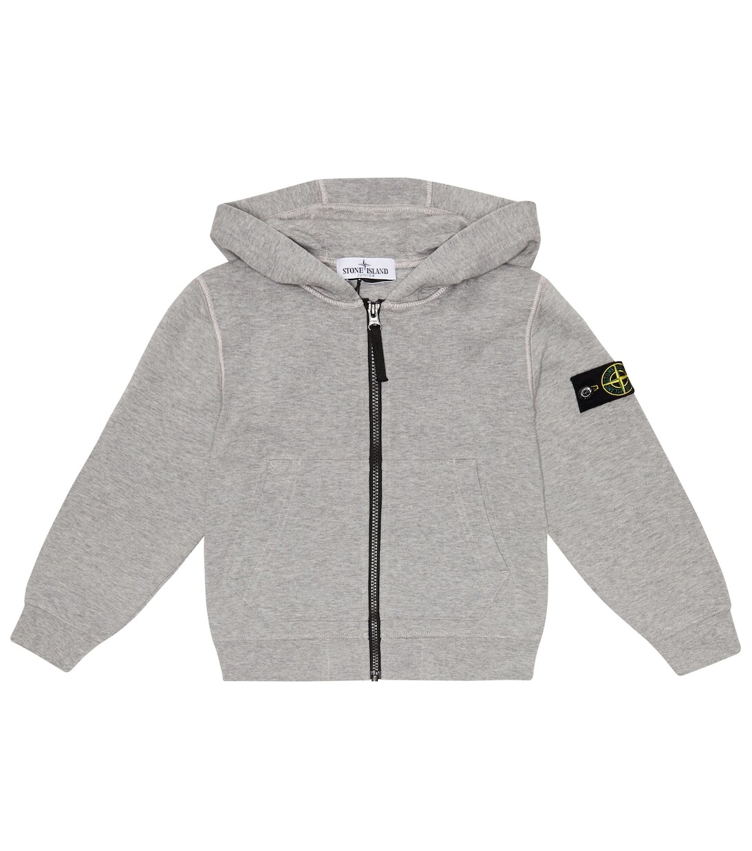 

Толстовка из хлопка Stone Island Junior, серый