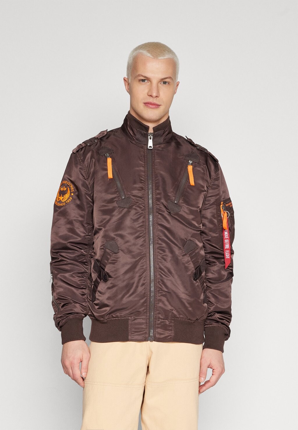 

Куртка-бомбер Alpha Industries, охотничий коричневый