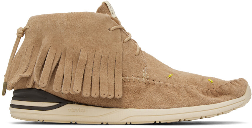 

Бежевые высокие кеды TBT Folk Visvim