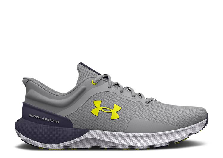 

Кроссовки Under Armour CHARGED ESCAPE 4 MARBLE 'TEMPERED STEEL YELLOW', серый