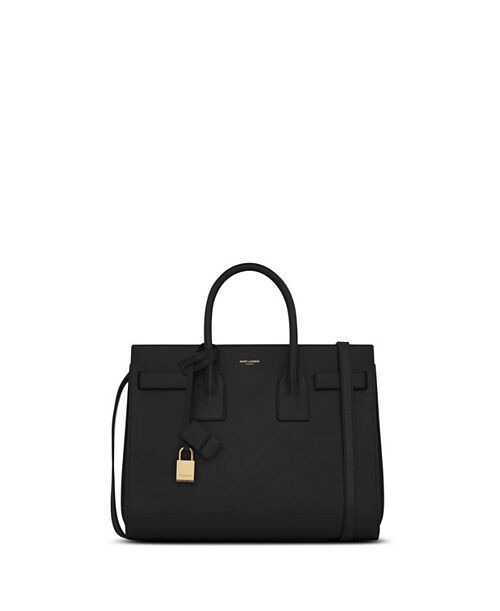 

Маленькая сумка-мешок De Jour из гладкой кожи Saint Laurent, цвет Black