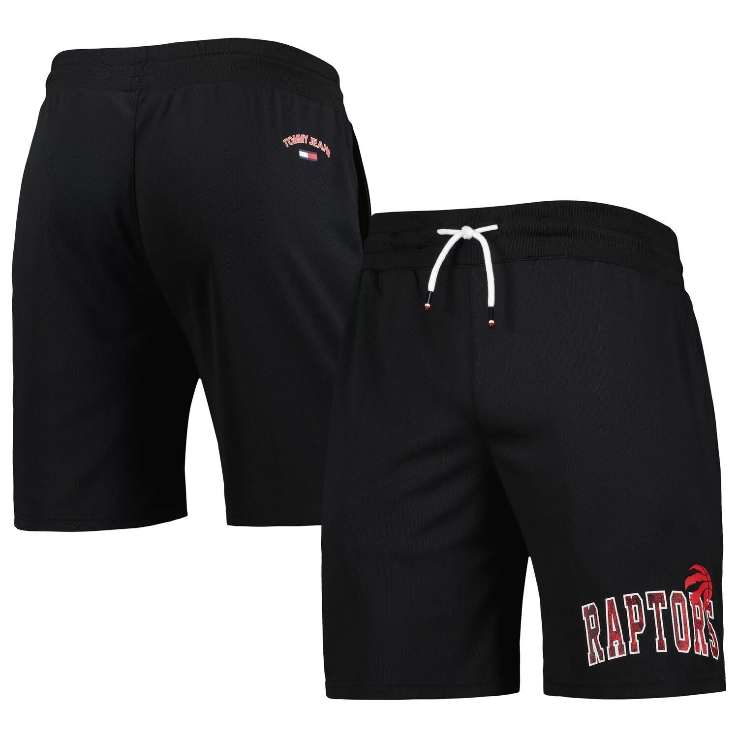 

Черные мужские баскетбольные шорты Tommy Jeans Toronto Raptors Mike Mesh