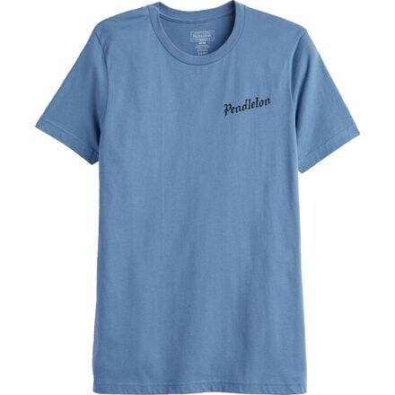 

Винтажная футболка с рисунком Buffalo – мужская Pendleton, цвет Steel Blue/Black