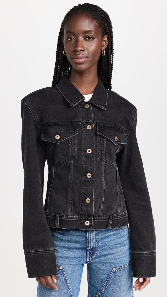 

Куртка Pixie Market Jane Padded Hourglass Denim, черный