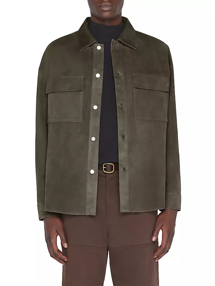 

Чистая замшевая рубашка Frame, цвет mocha