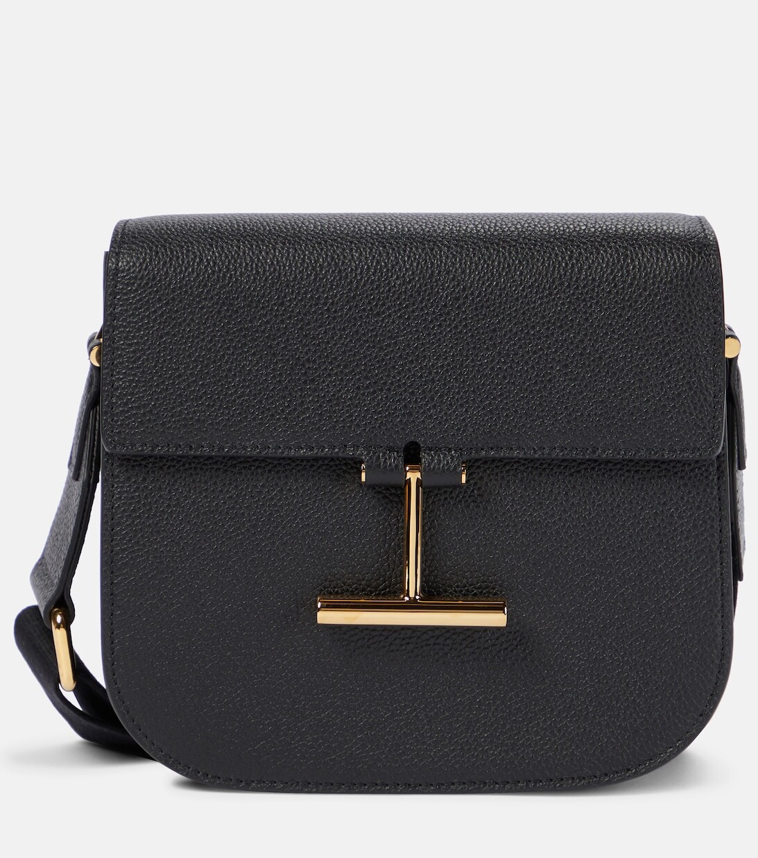 

Мини-сумка через плечо Tara из кожи Tom Ford, черный