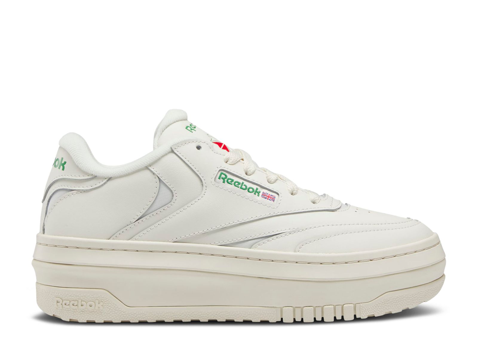 

Кроссовки Reebok Wmns Club C Extra 'Chalk Glen Green', кремовый, Бежевый