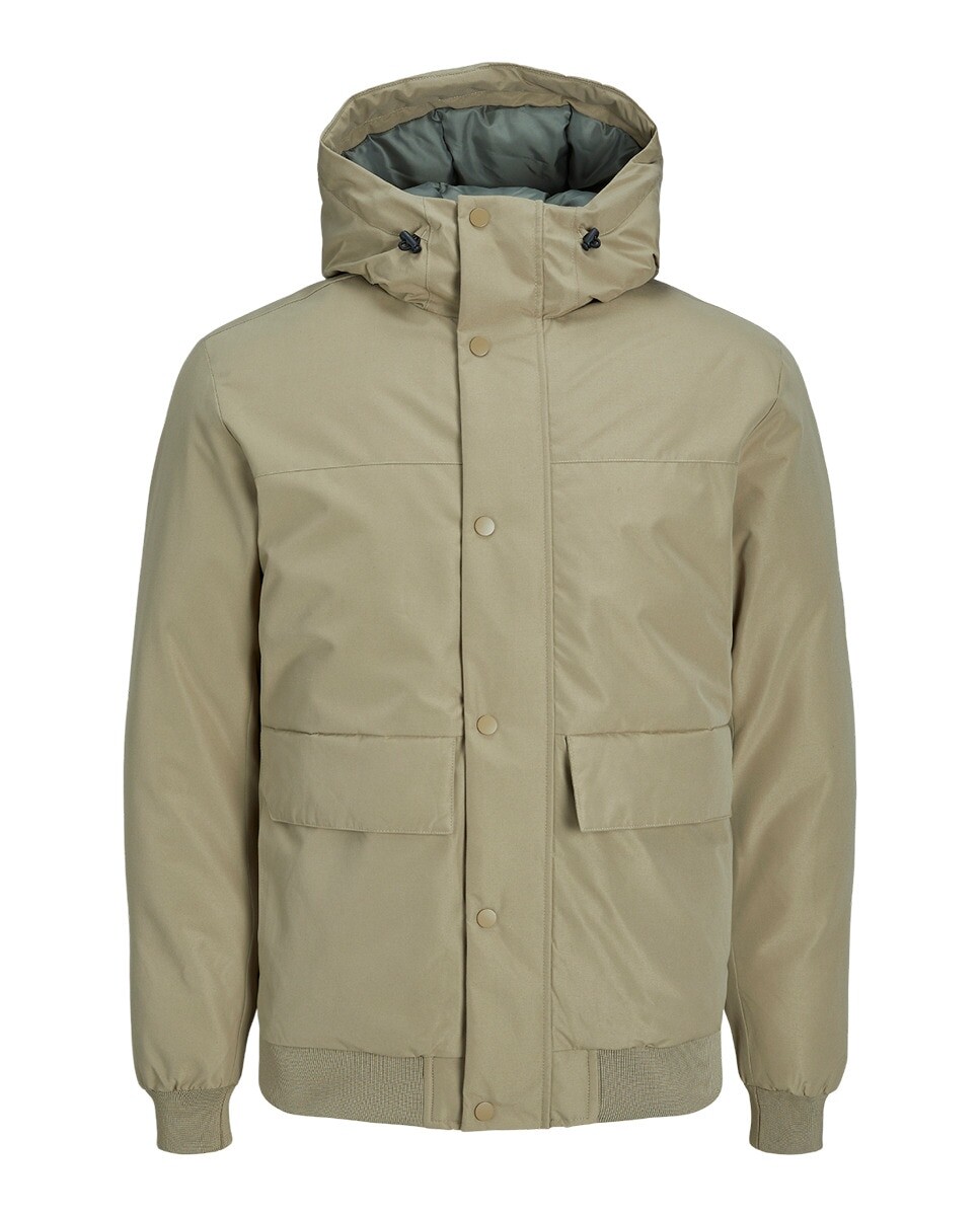 

Мужская бимбре куртка с капюшоном Jack & Jones, бежевый