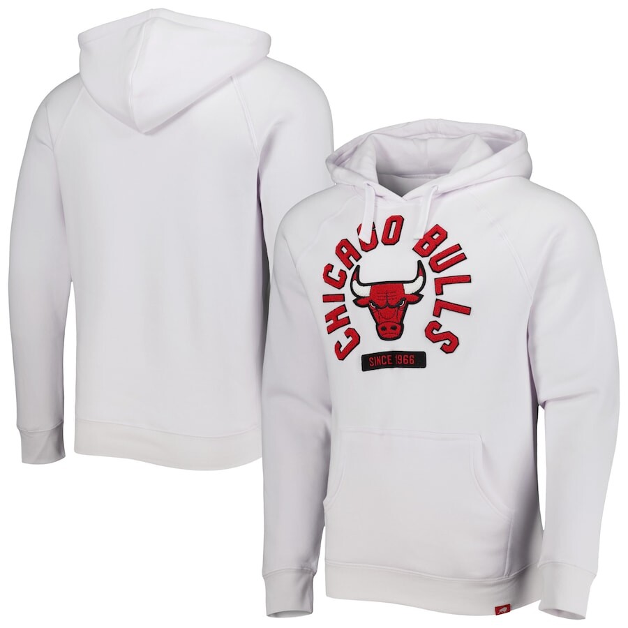 

Пуловер с капюшоном Sportiqe Chicago Bulls, белый