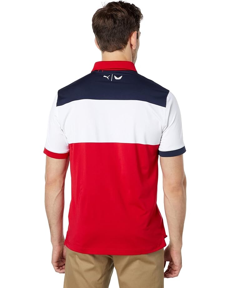 

Поло Puma Volition Color-Block Polo, цвет Ski Patrol/Navy Blazer