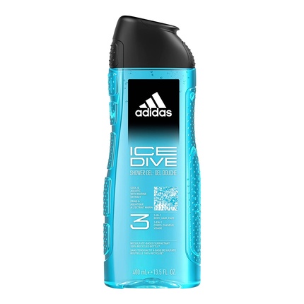Гель для душа Ice Dive 3-в-1 для мужчин, 400 мл, Adidas adidas ice dive гель для душа 400 ml