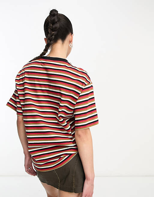 

Красная футболка с полосками Carhartt WIP alice