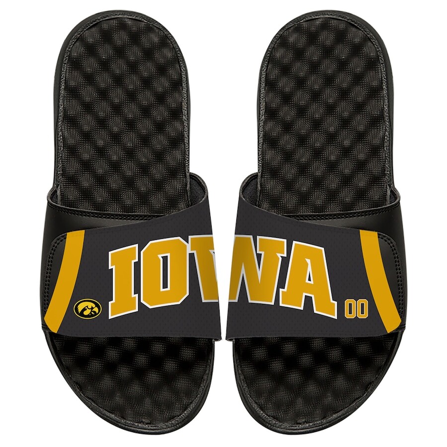 

Шлепанцы ISlide Iowa Hawkeyes, черный