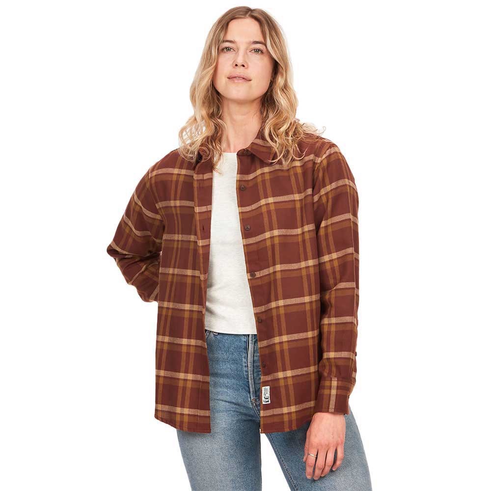 

Рубашка Marmot Fairfax Light Weight Novelty Flannel, коричневый